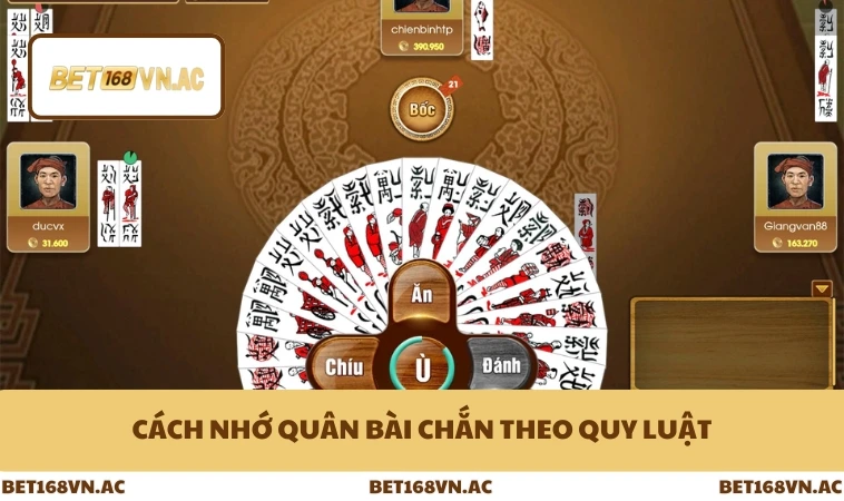 Cách Nhớ Quân Bài Chắn Nhanh Như Chớp Từ Cao Thủ Bet168Vn 1 Cách nhớ quân bài chắn theo quy luật
