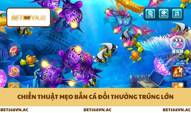 Mẹo Bắn Cá Đổi Thưởng Hiệu Quả Giúp Thắng Lớn Ở Bet168Vn 1 Chiến thuật mẹo bắn cá đổi thưởng trúng lớn